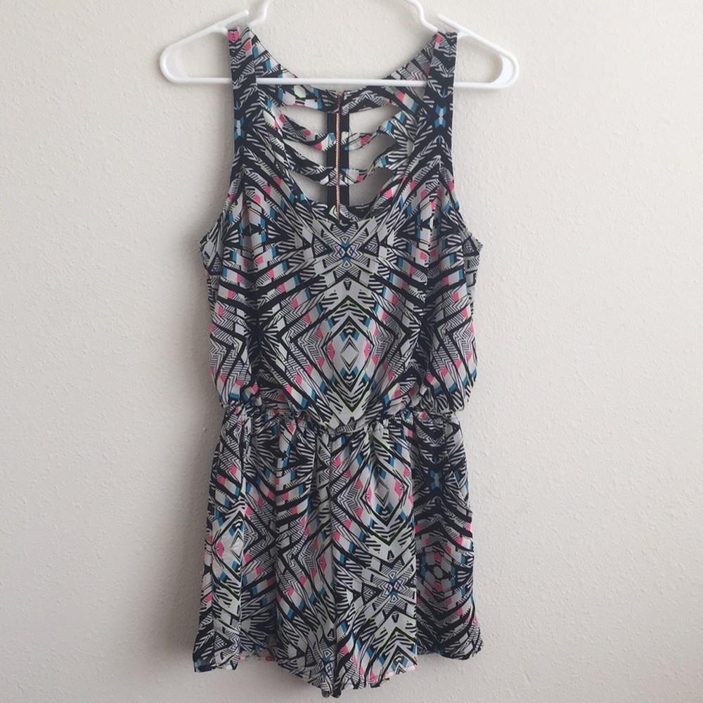 Aztec Patterned Romper